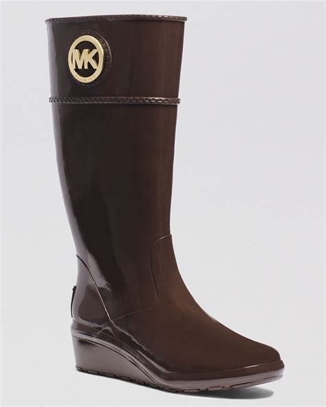 michael kors rain boots browns|michael kors rain boots sale.